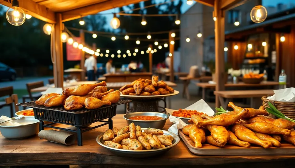 Sagra del polliglio a Baccaiano: pollo e coniglio fritti e alla griglia