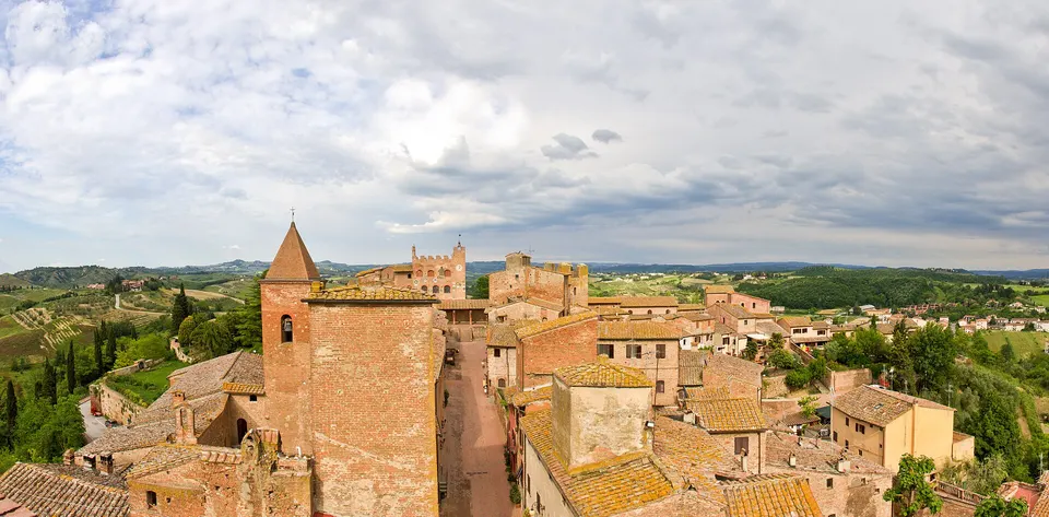 Certaldo alto Panorama 9364