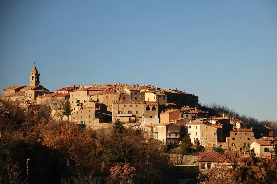 Veduta di Montelicello Amiata (Cinigiano)